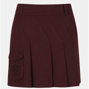 [테일러메이드] 여성 2025 F W 전체플리츠 큐롯 TWCUO7293-415 와인