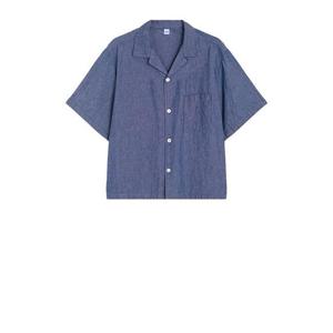 아스페시 반팔 셔츠 CE83 E54201031 DENIM MEDIO