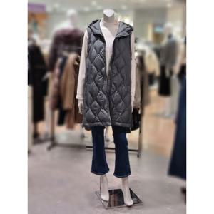 [트리아나]MARIO소고 후드 오리롱조끼 AI4WA07