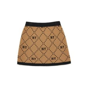 M MLB키즈반바지 NQK 7FSKMD334-50BGS Dia Monogram 니트 스커트