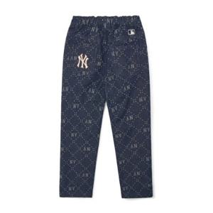 M MLB키즈바지 NQK 7ADPMD134-50NYS Dia Monogram 데님라이크 자가드 팬츠