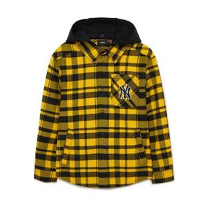 M MLB키즈자켓 NQK 7AWSK0134-50YES Check 후드 셔츠
