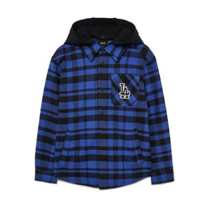 M MLB키즈자켓 NQK 7AWSK0134-07CBD Check 후드 셔츠