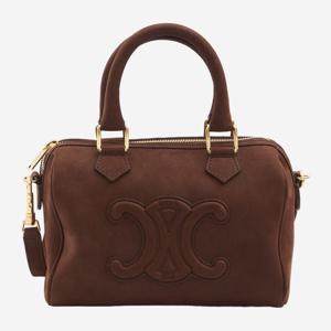 셀린느 로고 자수 스웨이드 가죽 보스턴 스몰 백 113773GUQ 18C