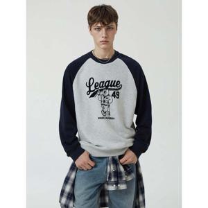 [후아유] 공용 Steve Raglan Sweatshirt WHMWF4931U
