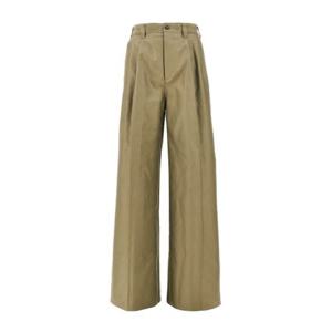 메종마르지엘라 하이웨스트 와이드 플리츠 팬츠 S29KA0394 M355