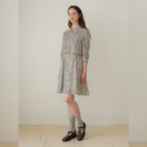 [올리브데올리브]레오파드 플레어 원피스( OW5AO806-GB)