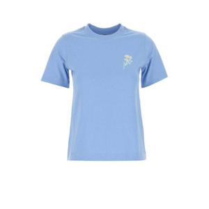 버버리 반팔 티셔츠 8102708 C2062 Light Blue