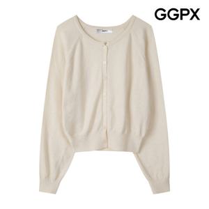 GGPX  래글런 퓨어 버튼 니트 가디건 (GP8KG007F)
