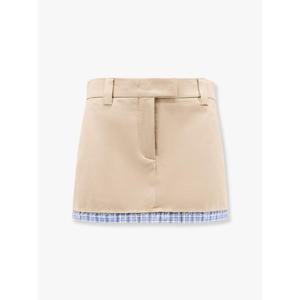 미우미우   미니스커트 SS25 MG2383SOOO1UPX F0065 5763698 Beige