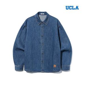 [UCLA]남녀공용 레트로 프레피 데님 셔츠(UB8LS21)