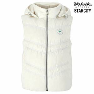 볼빅 여성 후드 셔링 다운 베스트 VLDWP902_OW_KD