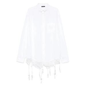 발렌시아가 셔츠 831656 TRO37 9000 WHITE
