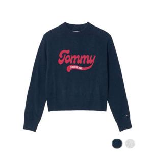 [타미힐피거칠드런2] 인타샤 로고 스웨터 T42F7WWO550GT1 3T 16세