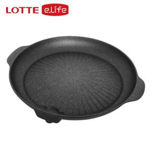 롯데 이라이프 이중불판 멀티팬 뉴원형 34cm 구이팬 구이판 고기판 불판 요리팬 조리팬 후라이팬 프라이팬