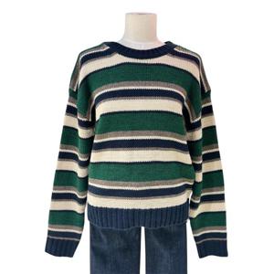 [에이지도르]라운드 단가라 오버핏 니트 ALFIAUR004