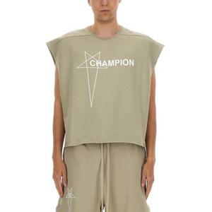 릭오웬스 x 챔피온 반팔 티셔츠 CM01E1666 CHFE08 BEIGE