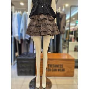 부루앤쥬디 세이브존03 부루앤쥬디 체크 프릴 미니 스커트 AGBBRKSK310BA