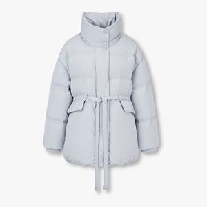 [지컷]스트링 디테일 하이넥 미들 다운 자켓[7255417105]_GSGR