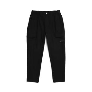 내셔널지오그래픽 N224MPT230 벨티드 루즈 테이퍼드핏 팬츠 CARBON BLACK