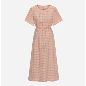 [써스데이아일랜드][여성]시스루 깅엄체크 롱 원피스(T256MOP143W)