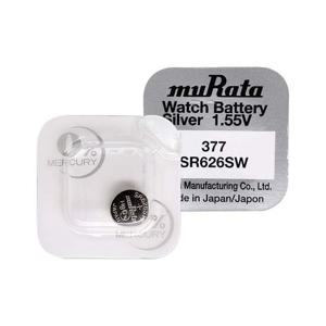 무라타 377(SR626SW)(1알) 시계건전지 1.55V 시계건전지 건전지 배터리 수은전지 코인전지