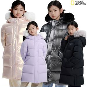 내셔널지오그래픽키즈 셀레네 롱 덕 다운 점퍼 K254GDW020