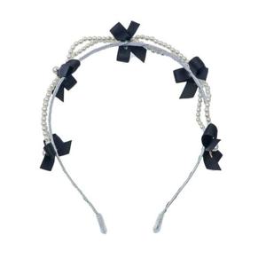 [프렌치캣(정상)]BK 진주 헤어밴드(Q54DG5141)