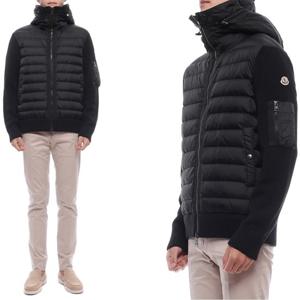 [몽클레어] 25FW 남성 니트 믹스 후드 패딩 점퍼 (9B50800 A9340 999 25F)