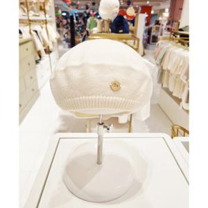 (에뜨와) (07R77708M) (백일돌선물)안야니트베레모(아이보리) (유아/출산/백일/돌선물/조카선물)