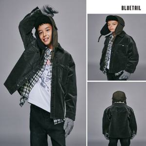 [블루테일]AZH3BL01CG 코듀로이 차콜그레이 셔츠