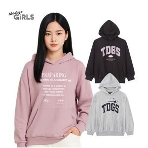 [더데이걸]박시핏 후드 맨투맨 TGMH25T01 [모다아울렛 남양주점]