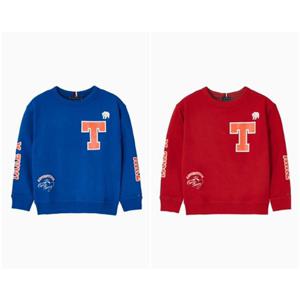 [타미힐피거칠드런TD] 캠프 그래픽 스웨트셔츠 (T42F7KKO500BT1)