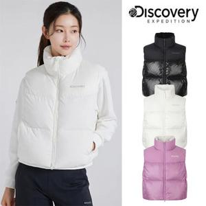 [백화점]디스커버리 [택가 179,000원] 24FW 이월/여성/할인/크롭/패딩조끼/세미오버핏/구스다운 패딩베스트 DWDV51046