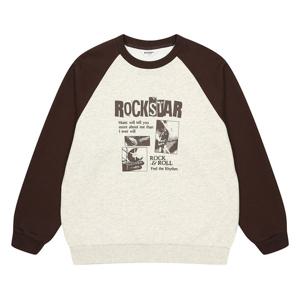 [에꼴리에][겨울]노기모 배색 라글란 맨투맨티 25D0731