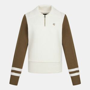 [테일러메이드] 여성 배색 카라 반집업 니트 (TWSHO8124-101)