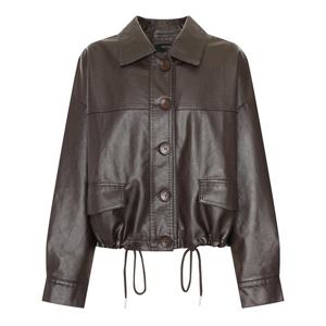 [TAG 249000원][케네스레이디] 버튼 스트링 레더 자켓 EVLTPJ9600