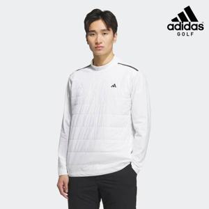 [아디다스골프 (정상슈즈)]남성 프로스트가드 웜 퀼트 LS 모크 넷 셔츠(JM9542)
