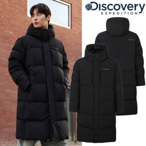 [디스커버리] 남성 레스터G 구스다운 롱패딩 DMDJ67056 BKS