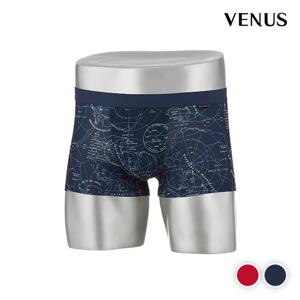 [비너스][출고가 26000원]폴리 스판 지도 나염 드로즈 팬티(SVMP7209T)