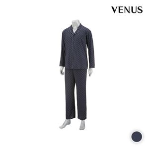[비너스][출고가 170000원]폴리 사선 스트라이프 남성 파자마(SVPA4460M)