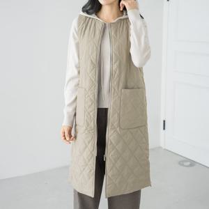 엄마옷 마담4060 베루카퀼팅롱패딩조끼 중년여성 데일리 -ZJP2511014-