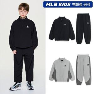 아웃도어 베이직 컬러블럭 우븐 맨투맨세트(7AS2B0256-BON)