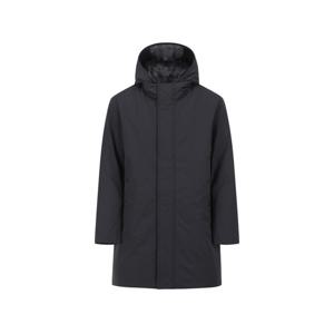 [에디션앤드지]25 FW 남자다운점퍼 후드 비건퍼 다크그레이 덕다운 롱패딩 NEF4FP1621 DR4488