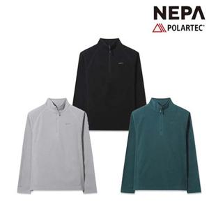 네파 7L75416 남성 등산 캠핑 플리스 집업 기모 티셔츠 마이크로 티