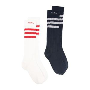 아디다스 바이 웨일즈보너 스트라이프 로고 크루 삭스 KB2324 C