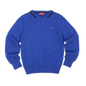 [ASK 주니어]전략 V넥 기본 스웨터(JU1ZKT105MU/로얄블루)