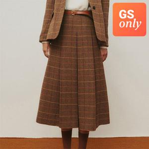 TAGME 울 블렌디드 체크 핀턱 스커트 3종 택1