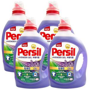 [헨켈] 퍼실 라벤더젤 용기 듀얼 2.7Lx4개_