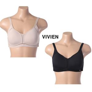 [비비안(언더웨어)]노와이어 처친가슴 가슴성형후 스포츠브라 A B C D컵BR387A